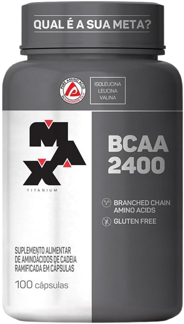 BCAA 2400-100 Cápsulas – Max Titanium