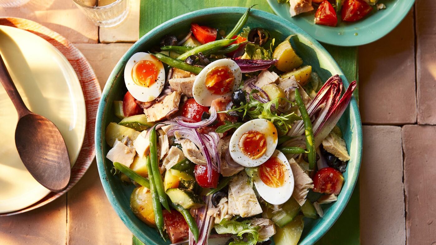 Salada Niçoise com Atum