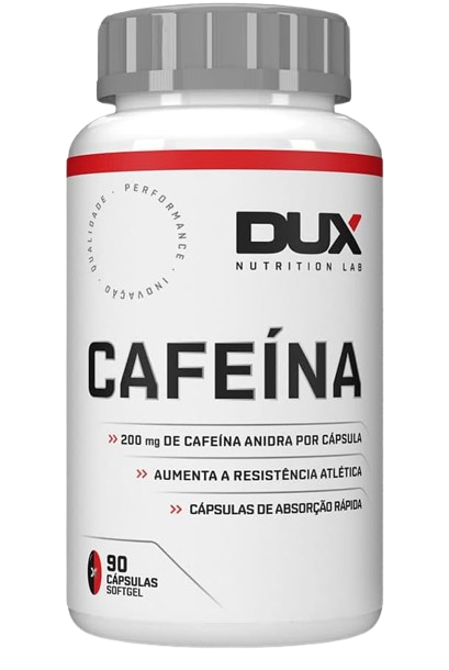 Dux Nutrition, TK.JP, Cafeína – Pote 90 Cápsulas